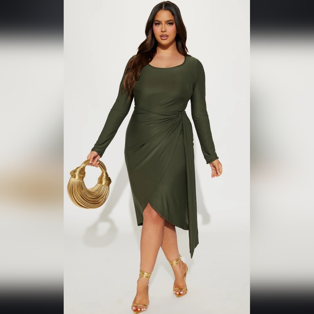 Fashion Nova Wrap Dress 2x